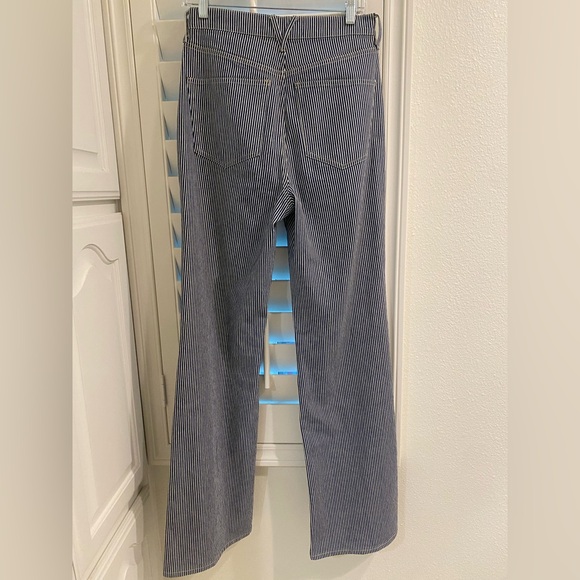 Veronica Beard Crosbie High Rise Striped Jeans - Picture 4 of 6